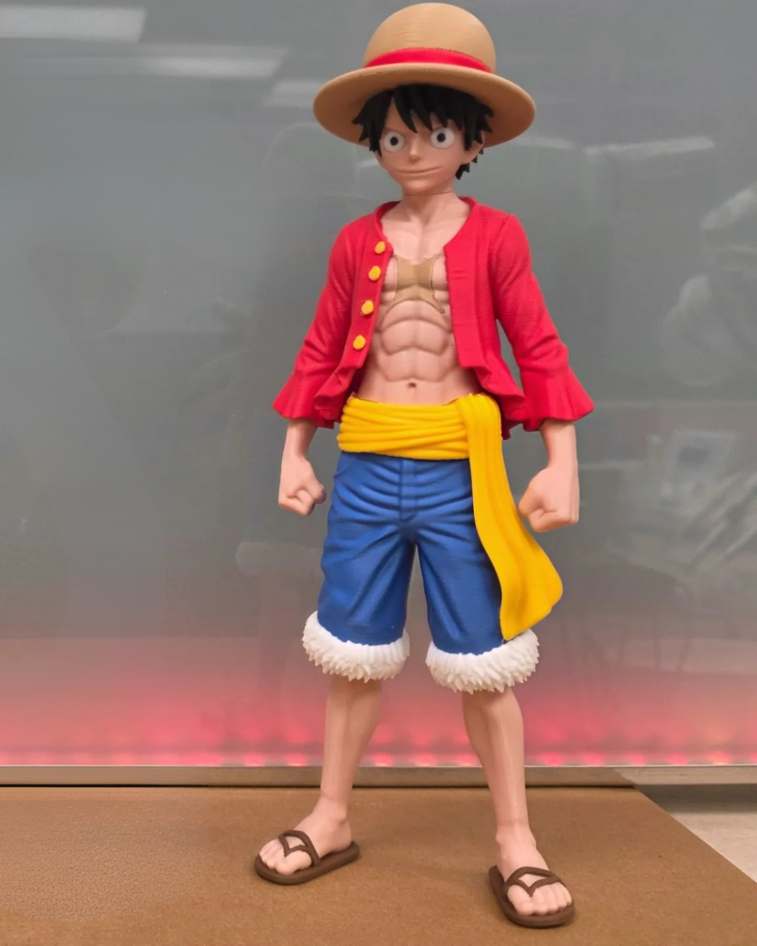 One Piece Luffy Design Figür