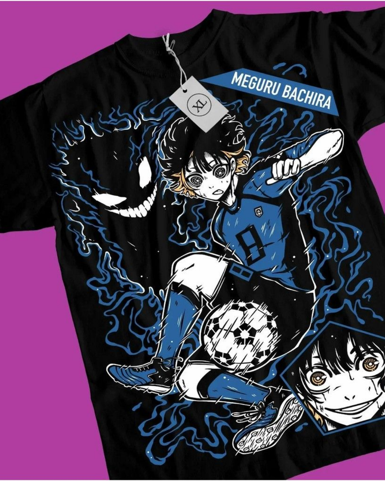 Anime Blue Lock Temalı Oversize Unisex T-Shirt