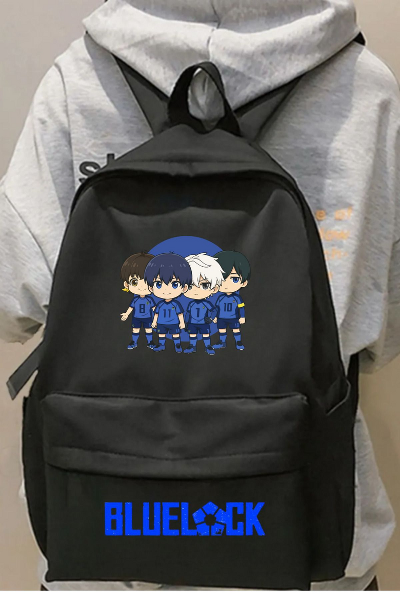Anime Blue Lock isagi Nagi Baskılı Sırt Çantası