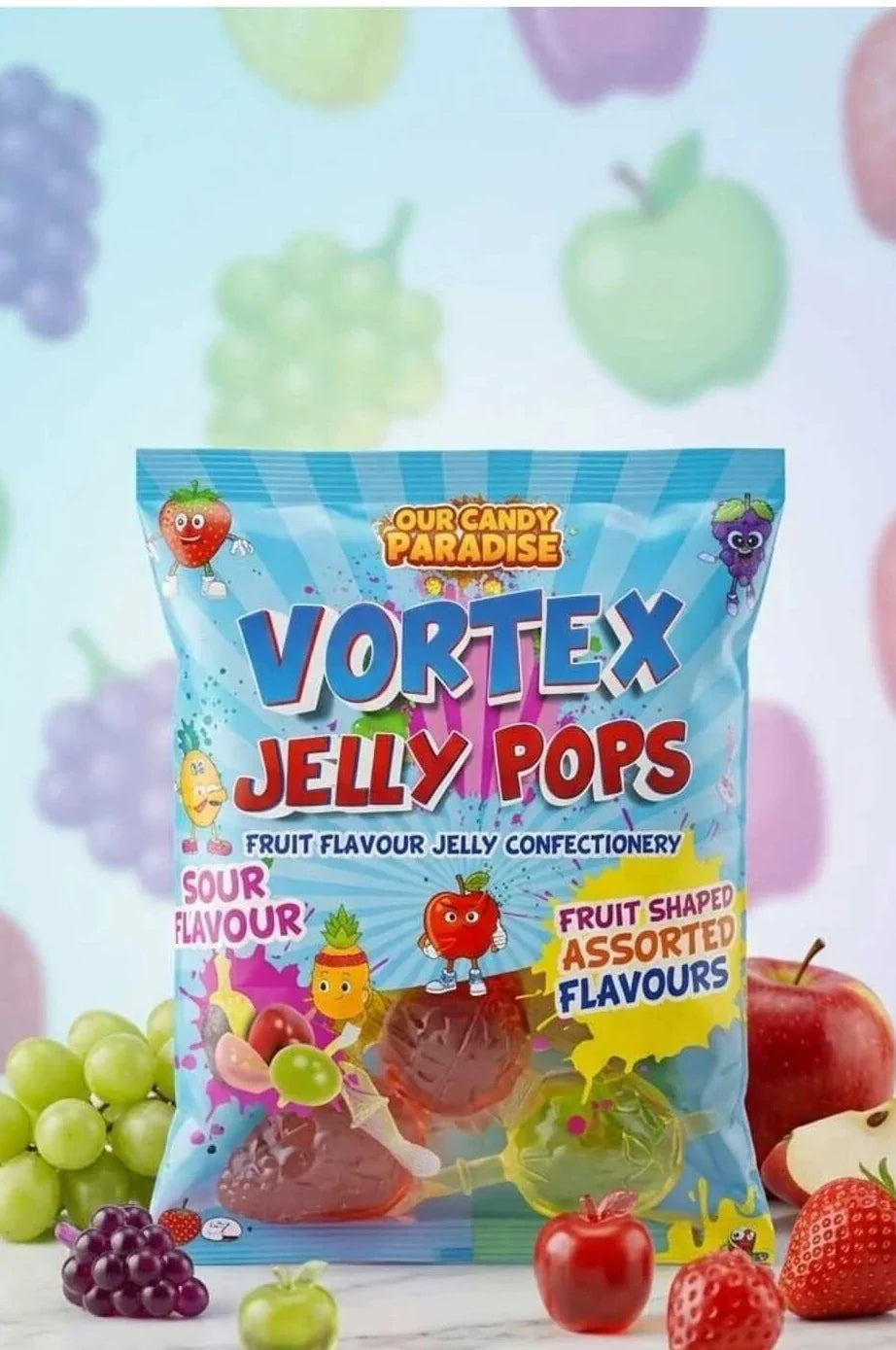 Vortex Jelly Pops Sour Flavour