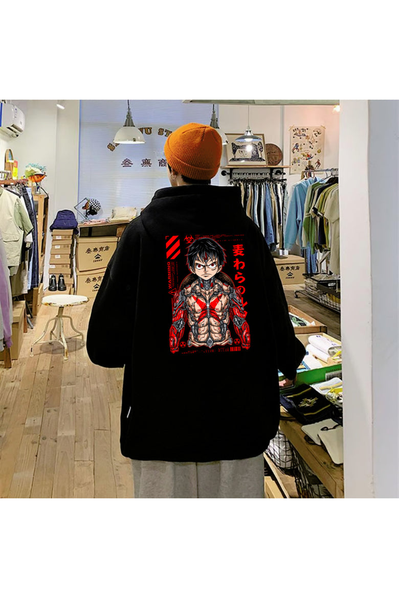 Anime One Piece Monkey D. Luffy Oversize Hoodie