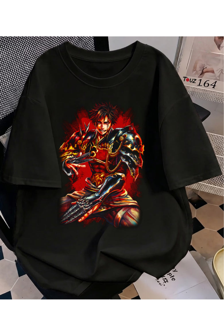 Anime Record Of Ragnarok Baskılı Unisex Oversize T-Shirt