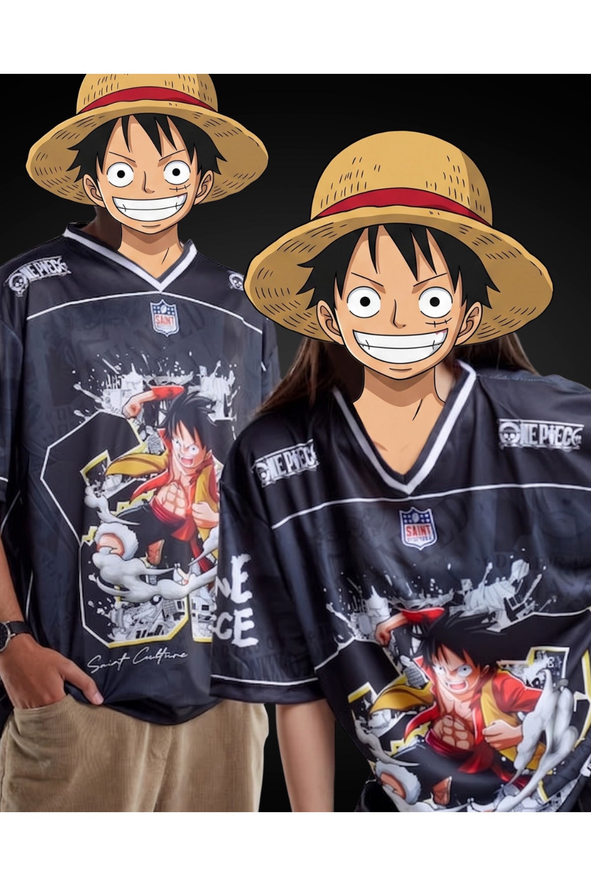 Anime One Piece Luffy Forma Unisex T-shirt