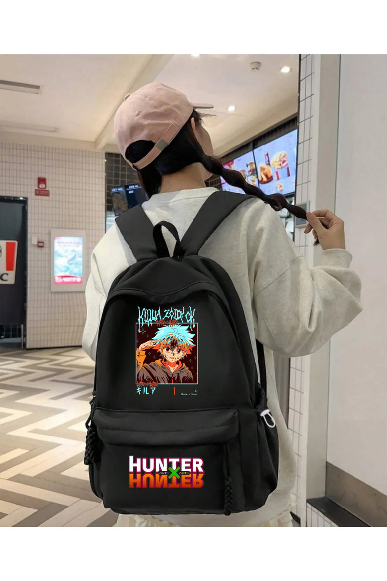 Anime Hunter X Hunter Baskılı Unisex Okul Sırt Çantası