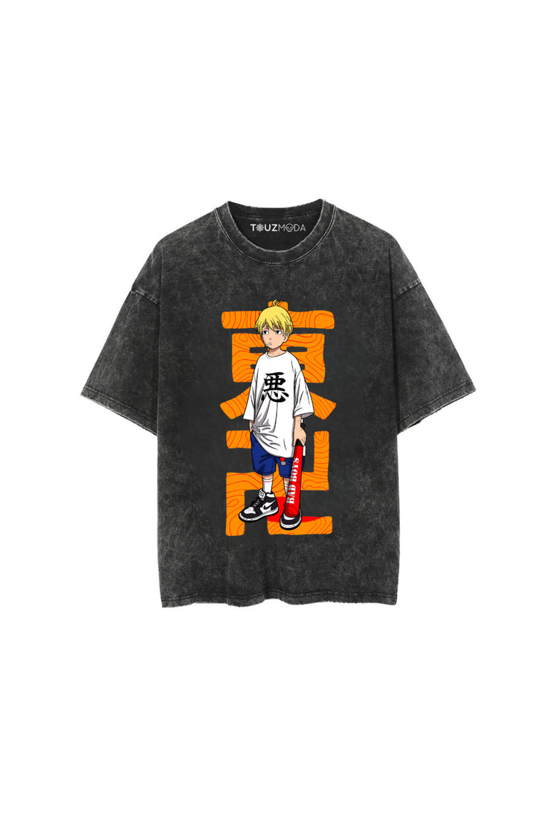 Anime Tokyo Revengers Baskılı Unisex Oversize T-Shirt