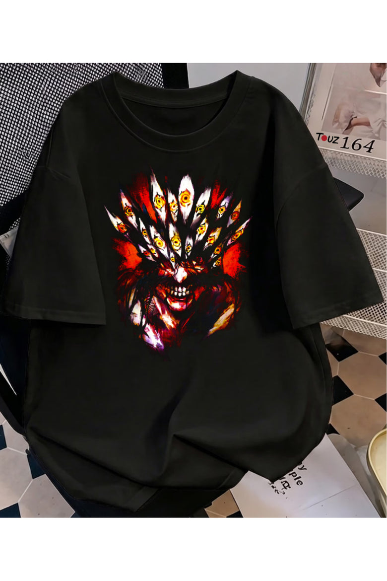 Anime Alucard Baskılı Unisex Oversize T-Shirt