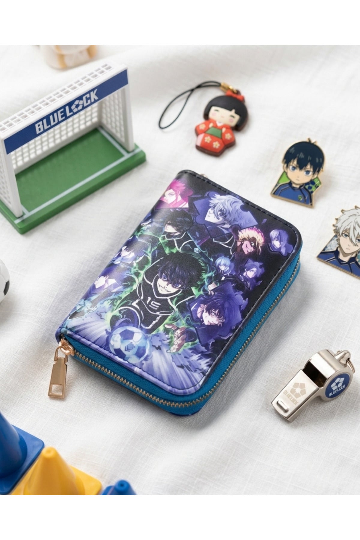 Anime BlueLock Fermuarlı Cüzdan Kartlık