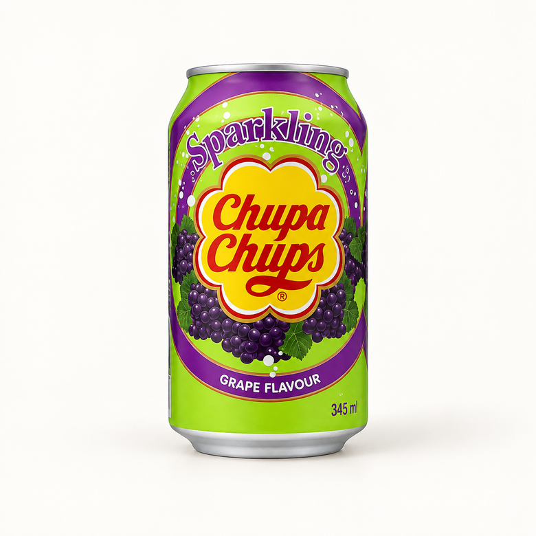 Chupa Chups Sparkling Grape Üzümlü Gazlı İçecek