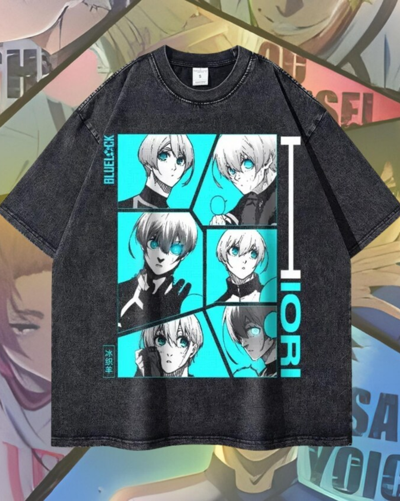 Anime Blue Lock Temalı Oversize Unisex T-Shirt