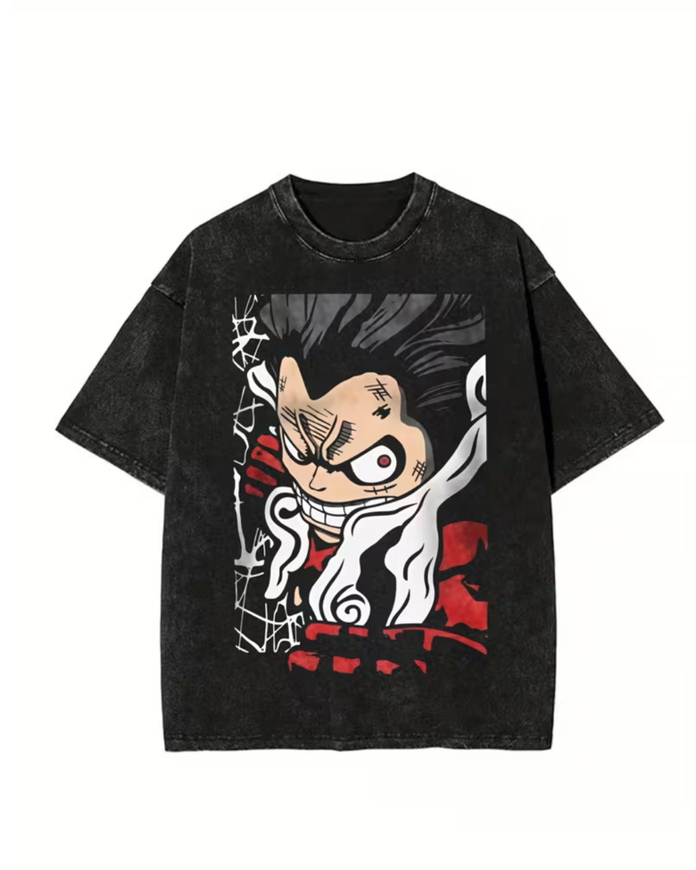 Anime One Piece Temalı Oversize Unisex T-Shirt