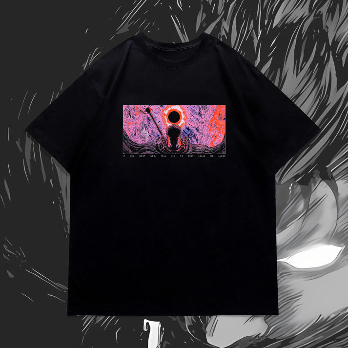 Guts Grey Armour Oversize Berserk Tişörtü