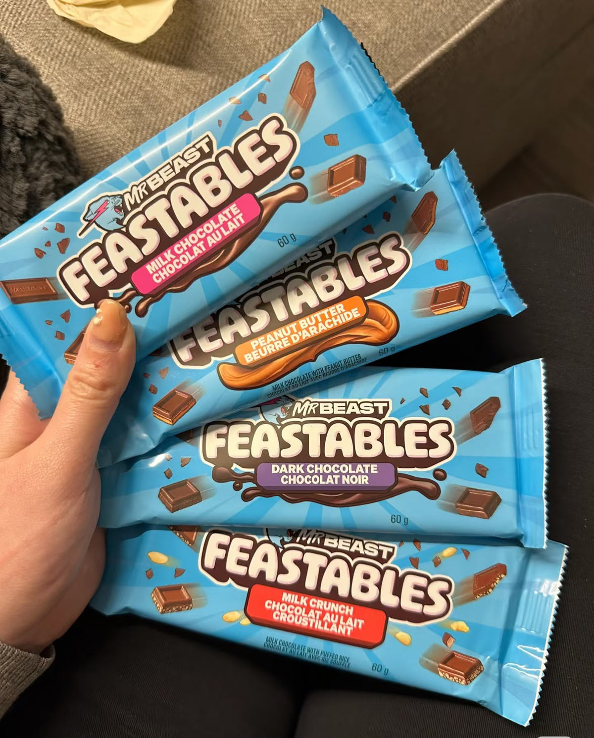 Mr Beast Feastables Milk Crunch