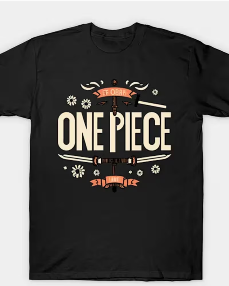 Anime One Piece Temalı Oversize Unisex T-Shirt
