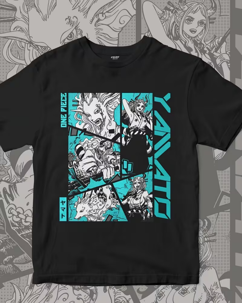 Anime One Piece Temalı Oversize Unisex T-Shirt