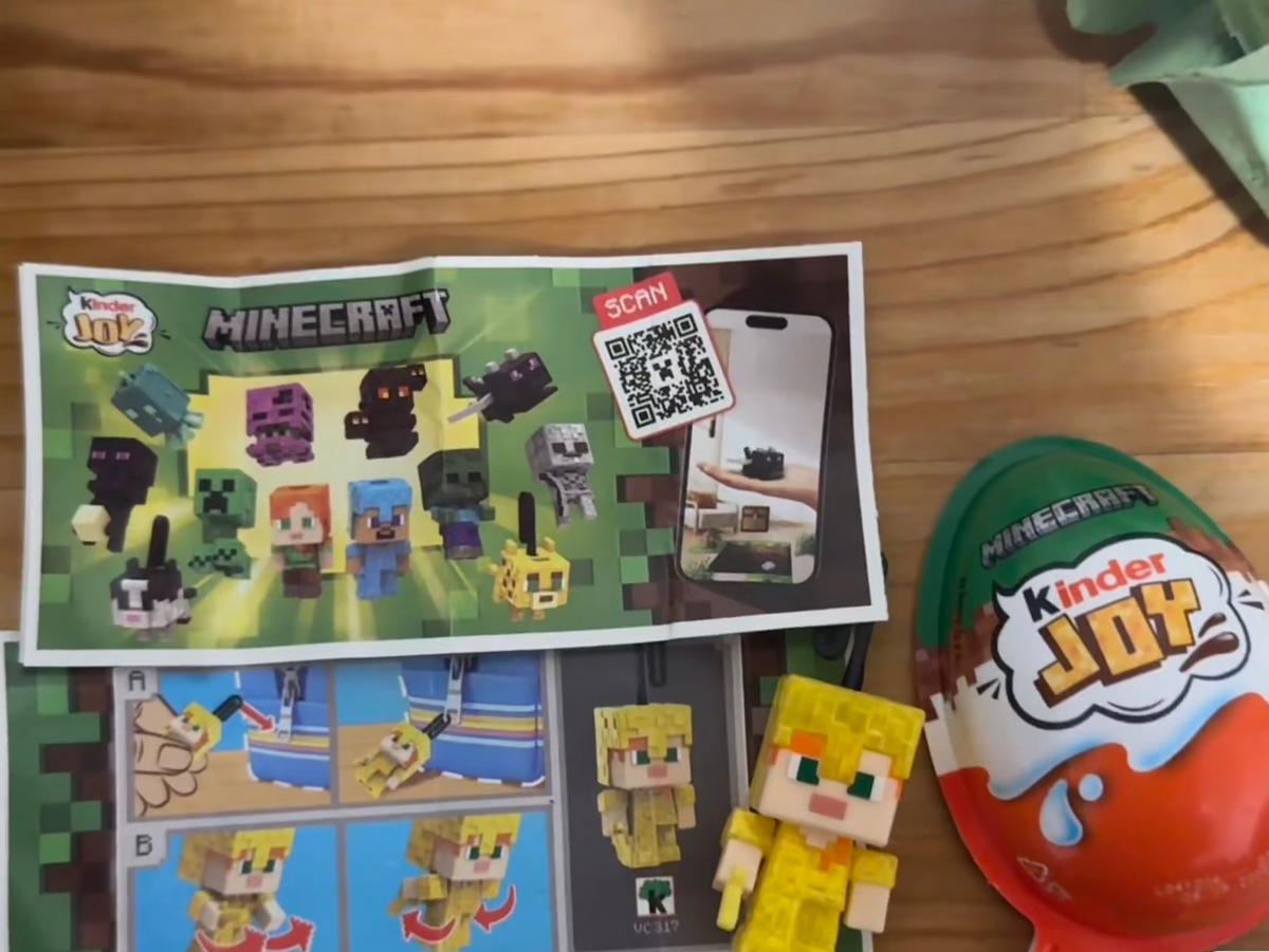 Minecraft Kinder Joy Sürpriz Yumurta