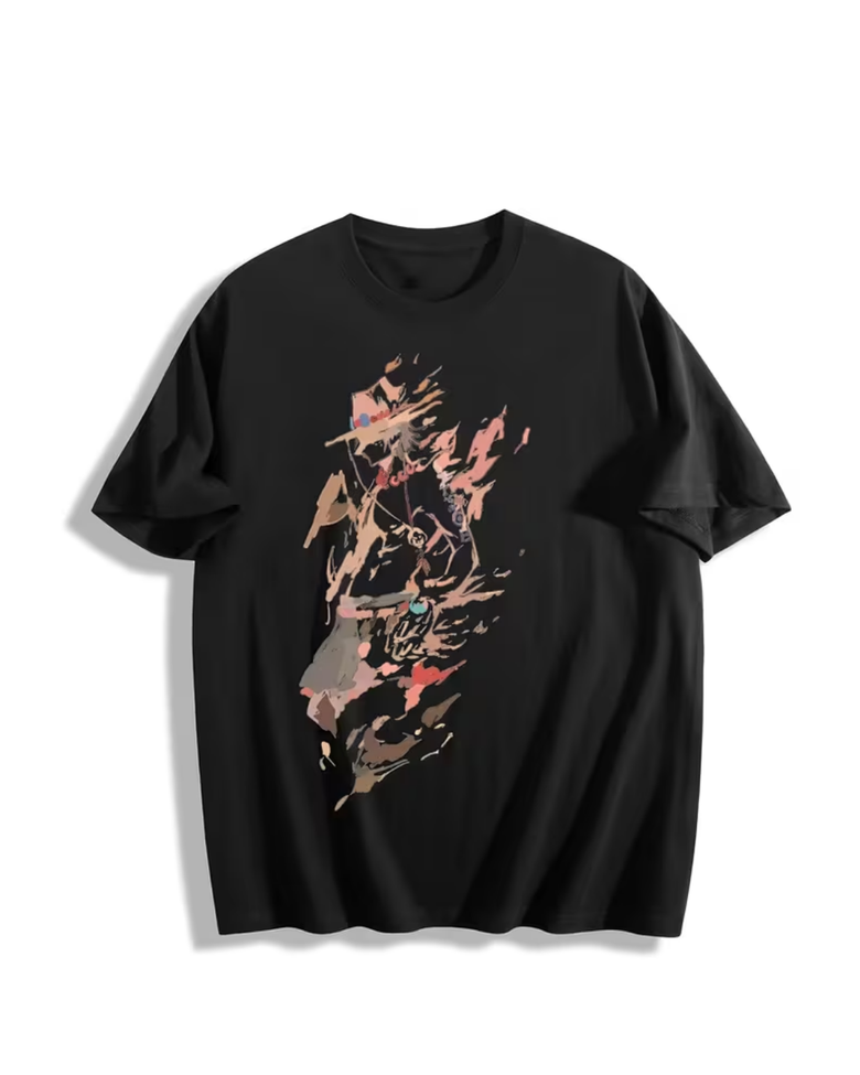 Anime One Piece Temalı Oversize Unisex T-Shirt
