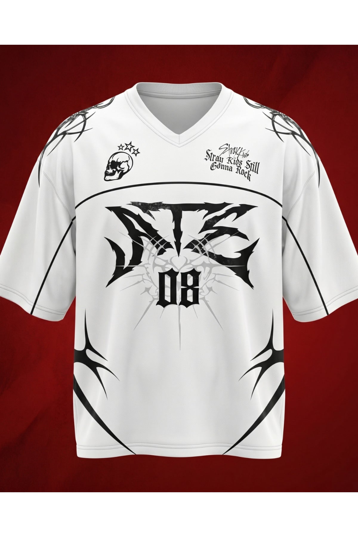 Anime Stray Kids Karma SKZ Jersey T-shirt Forma