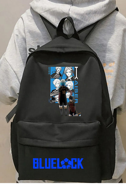 Anime Blue Lock Baskılı Sırt Çantası