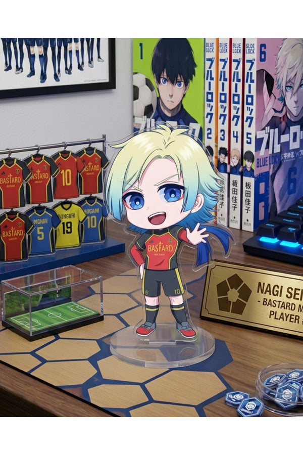 Anime Blue Lock Nagi Seishiro Temalı Masaüstü Hediyelik Figür