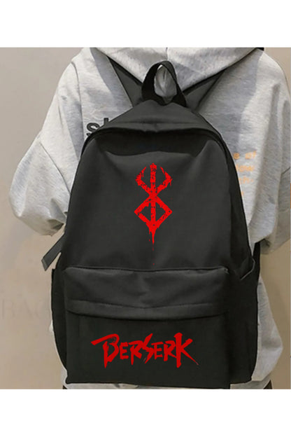 Anime Berserk Baskılı Unisex Okul Sırt Çantası