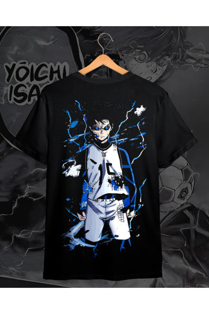 Anime Blue Lock Isagi Baskılı Unisex Oversize T-Shirt