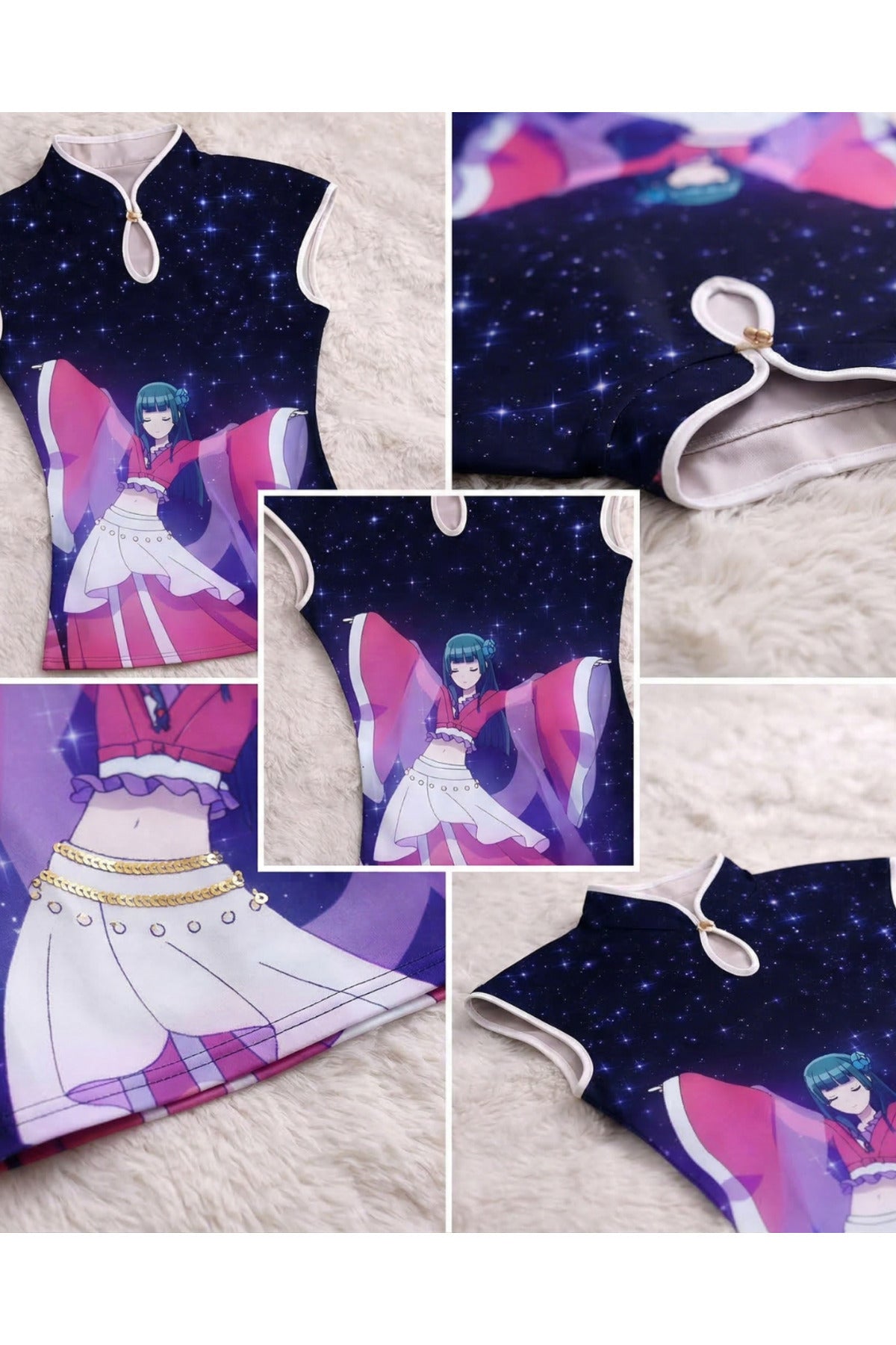 Anime Sakura Card Captor Vintage Kolsuz Crop