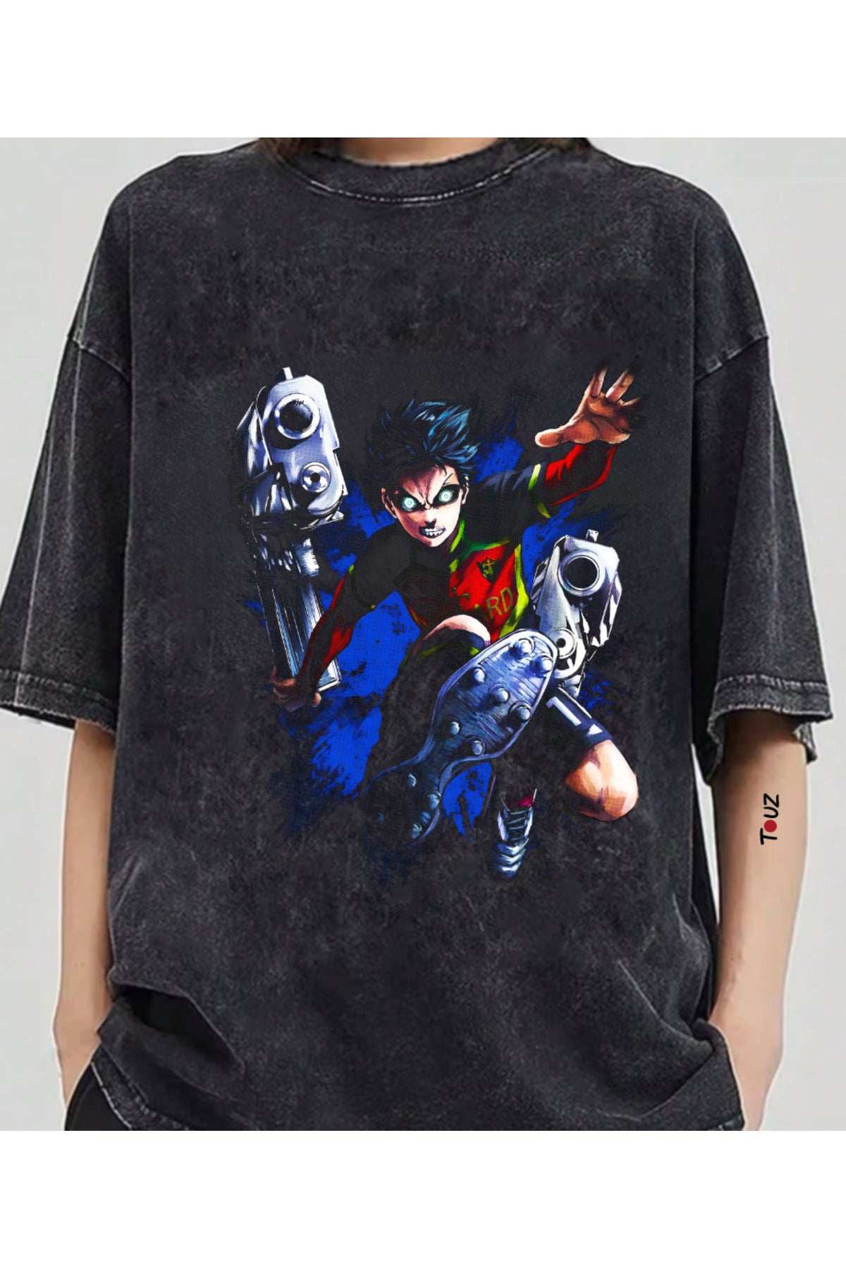 Anime BlueLock Isagi Baskılı Unisex Oversize T-Shirt