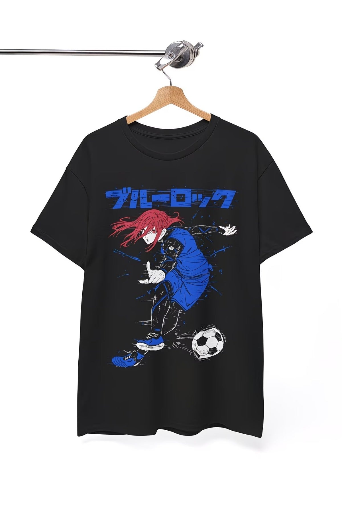 Anime Bluelock Baskılı Unisex Oversize T-Shirt