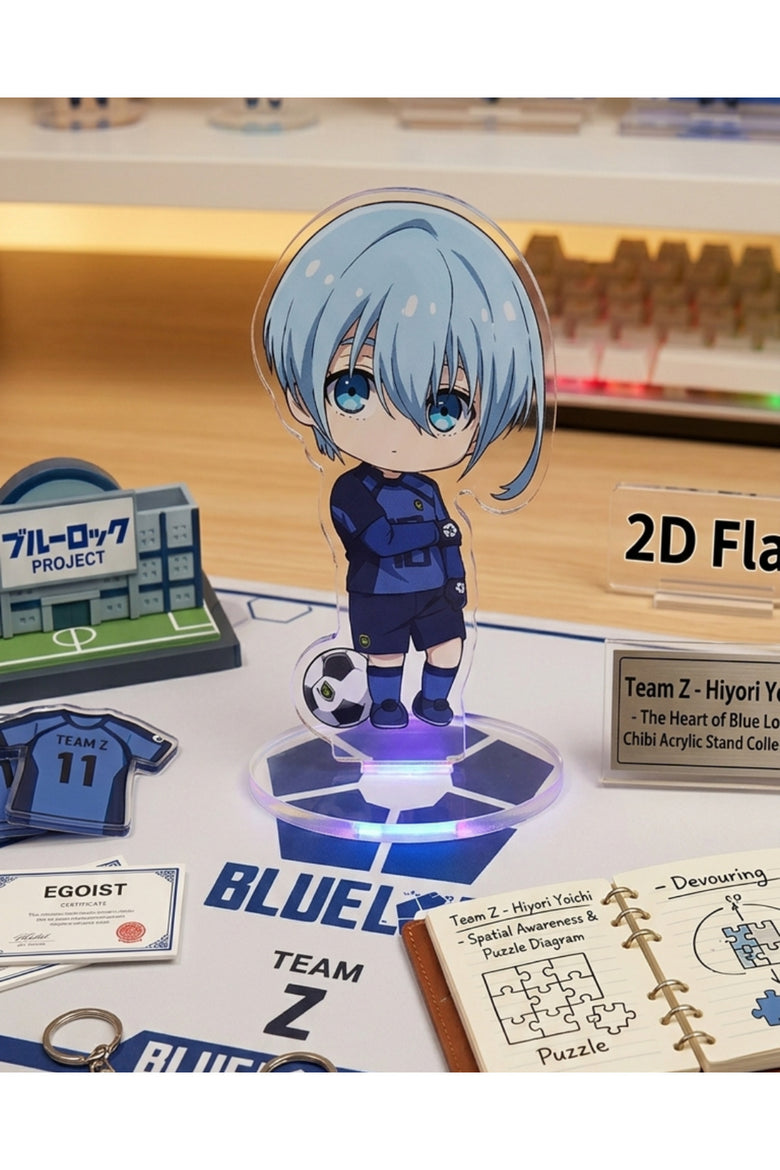 Anime Blue Lock Hiyori Yo Temalı Masaüstü Hediyelik Figür