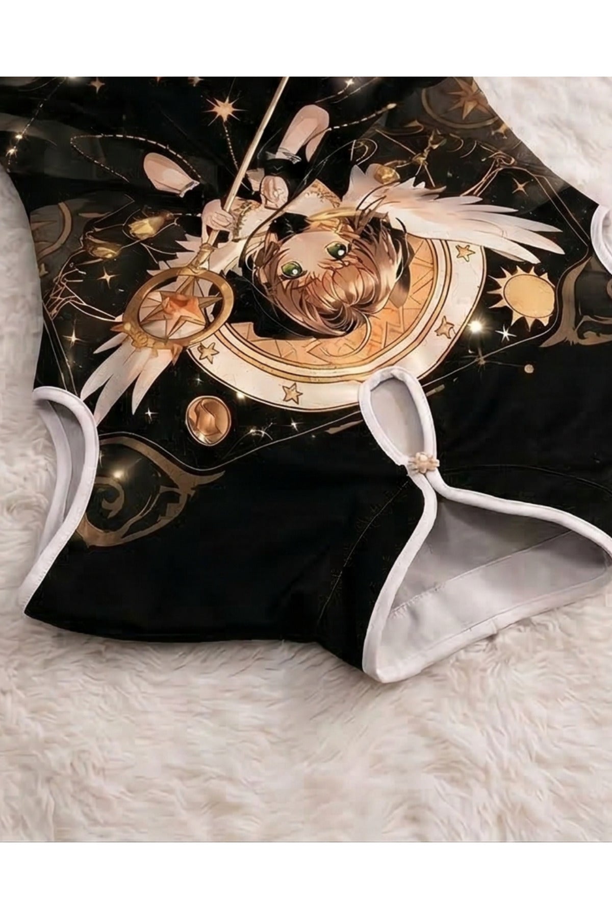 Anime Sakura Card Captor Vintage Kolsuz Crop