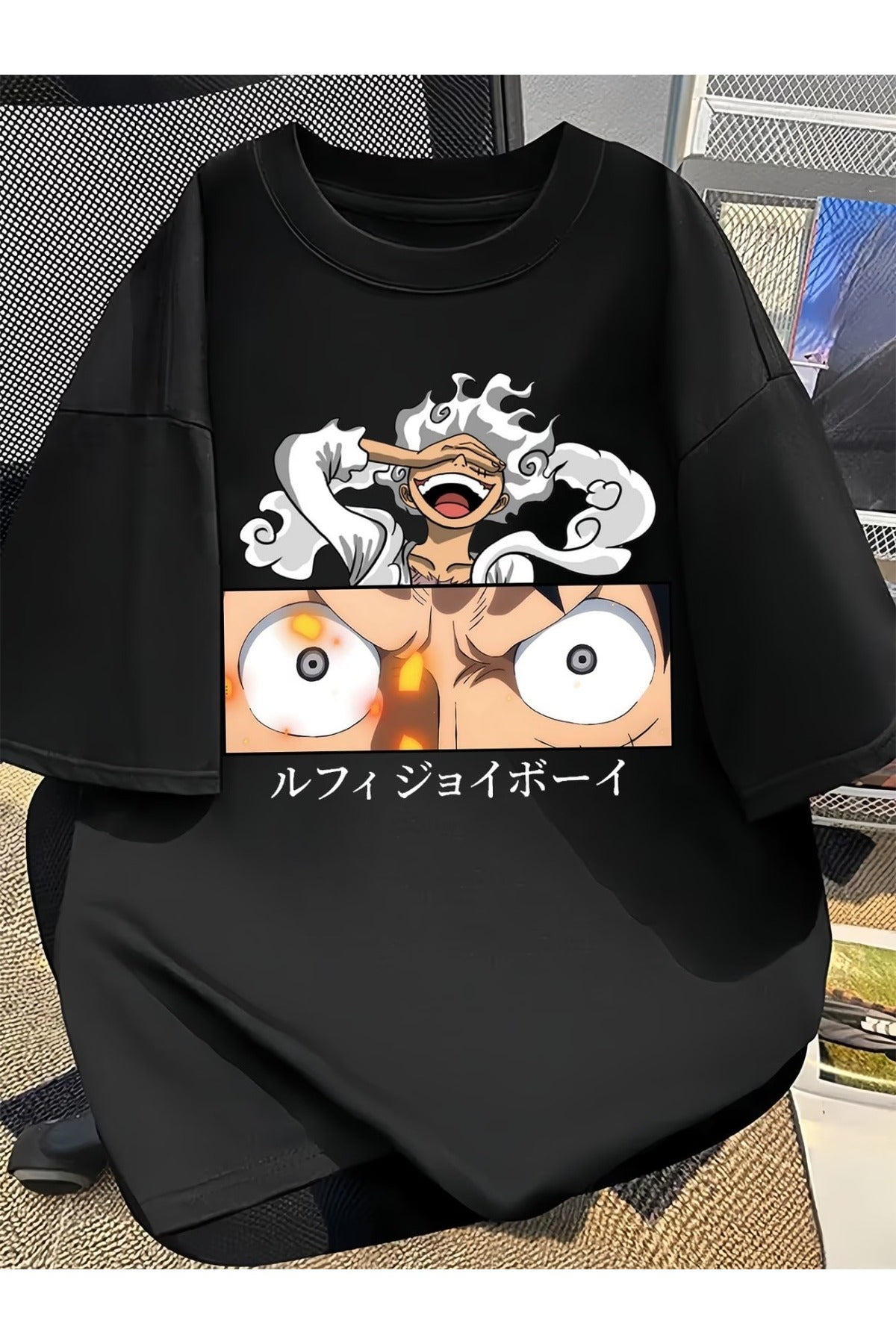 One Piece Series Baskılı Unisex Oversize T-Shirt