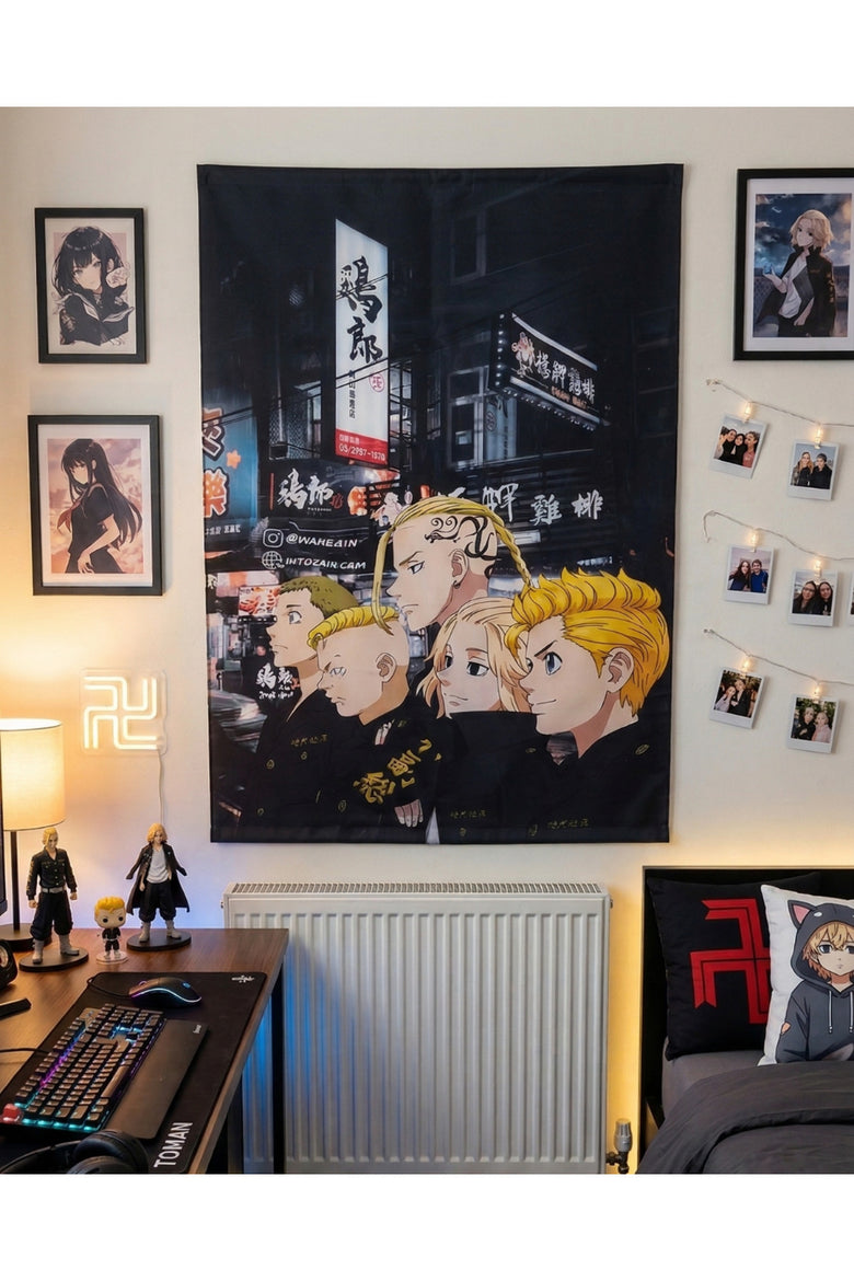 Anime Tokyo Revengers Duvar Halısı