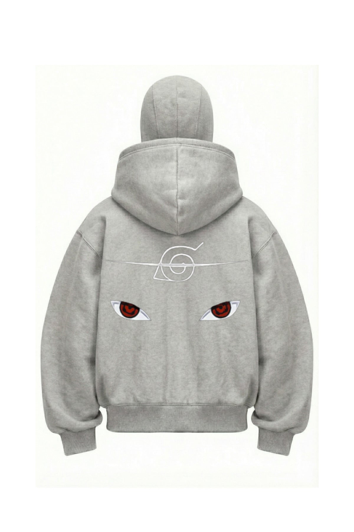 Kar Maskeli Balaclava Anime Naruto Series Baskılı Ninja Hoodie Sweatshirt