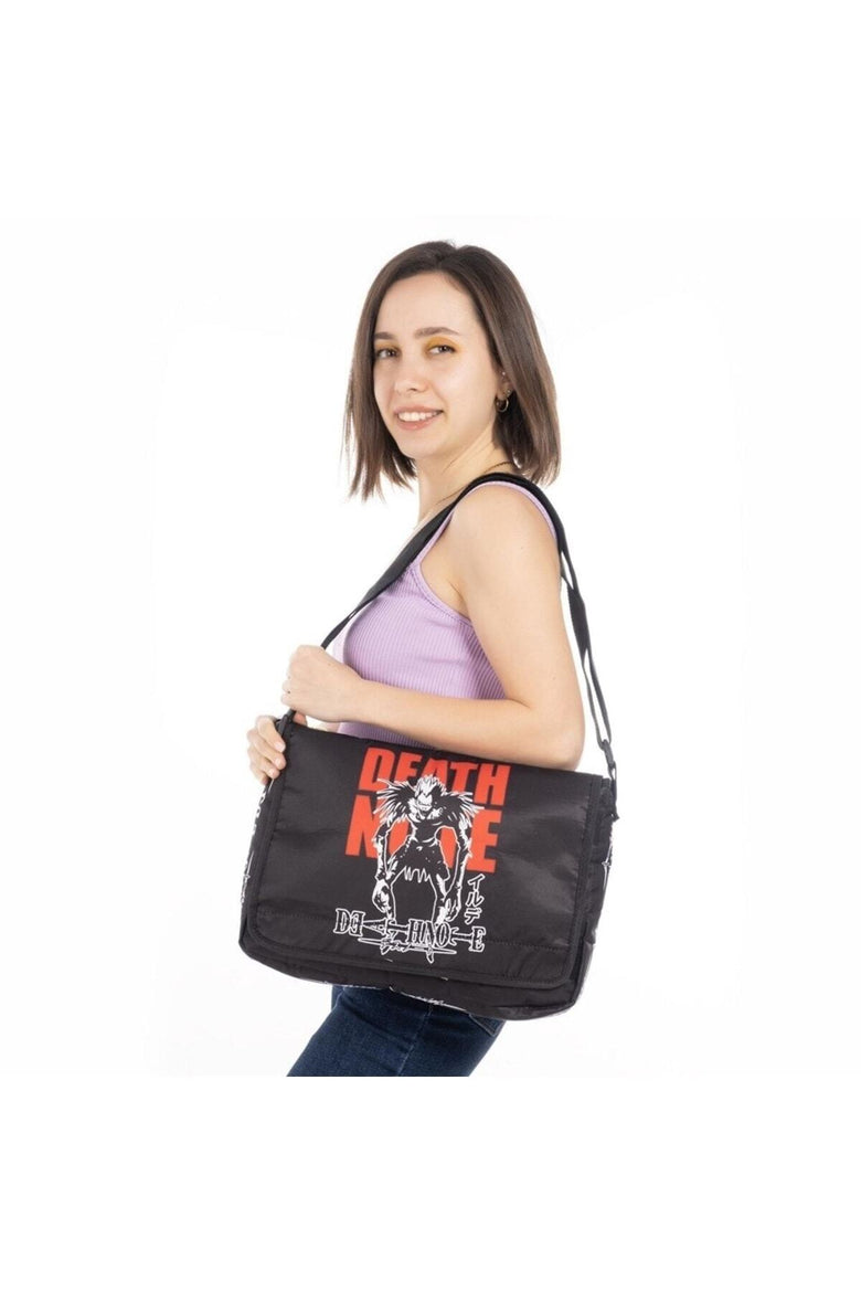 Niiss Butik Anime Death Note Baskılı Unisex Postacı Çantası