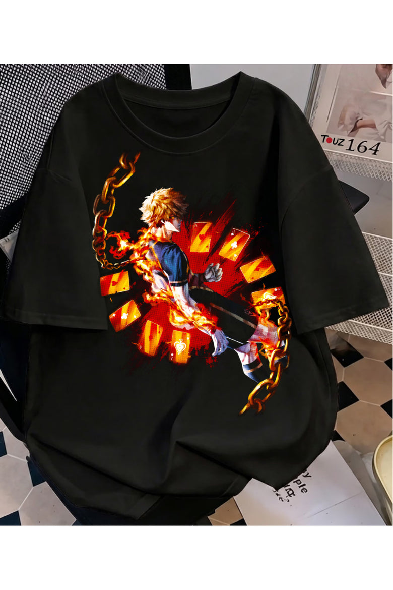 Anime BlueLock Kunigam Baskılı Unisex Oversize T-Shirt