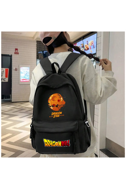 Anime Dragon Ball Baskılı Unisex Okul Sırt Çantası