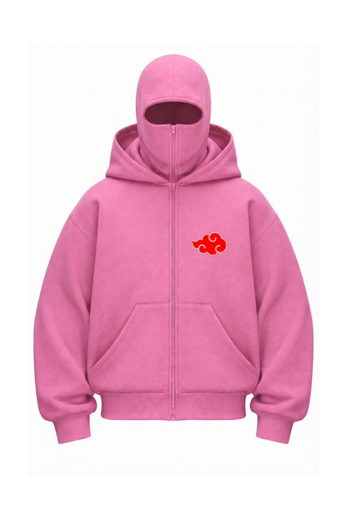 Kar Maskeli Balaclava Anime Naruto Series Baskılı Ninja Hoodie Sweatshirt