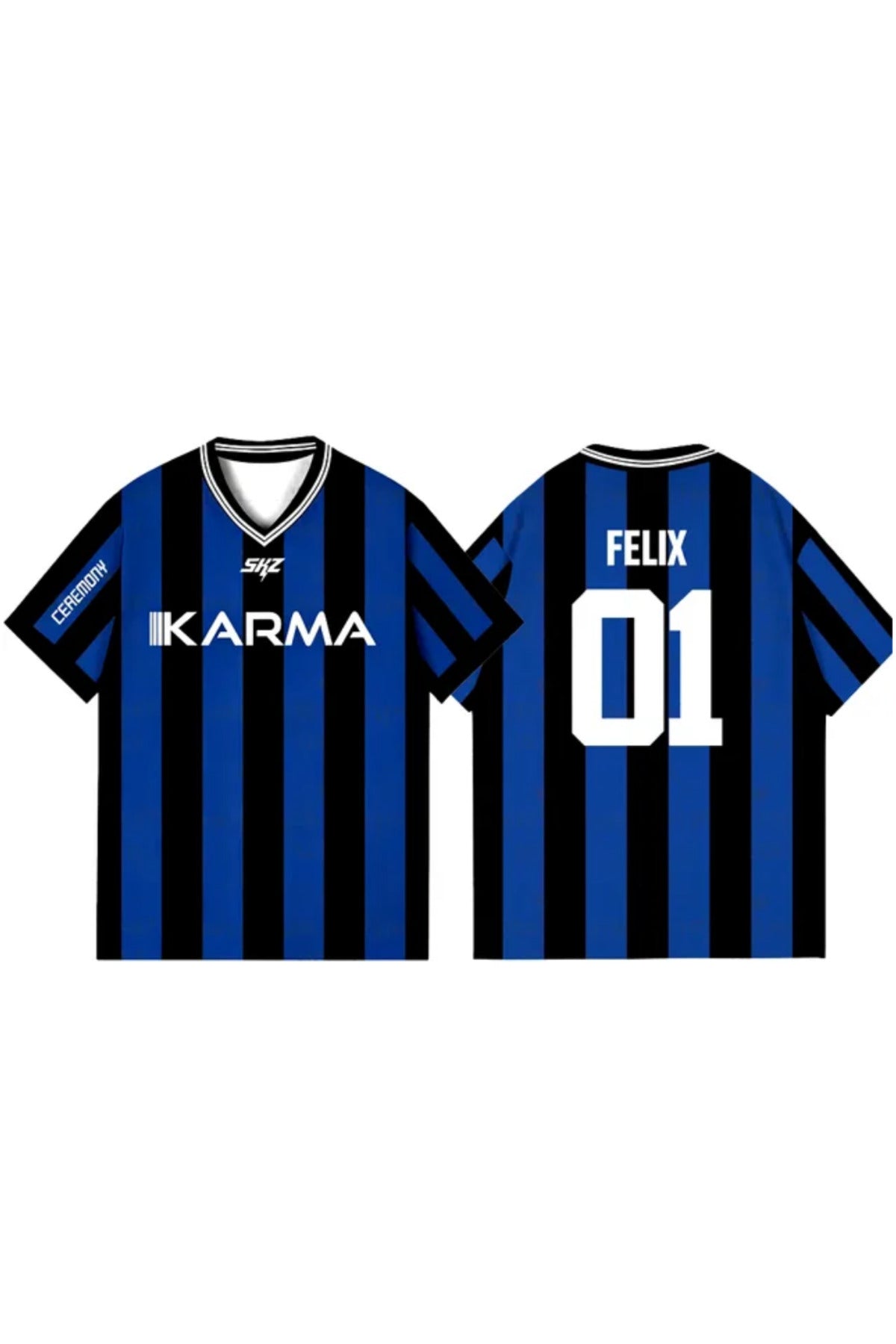 Anime Stray Kids Karma SKZ Jersey T-shirt Forma