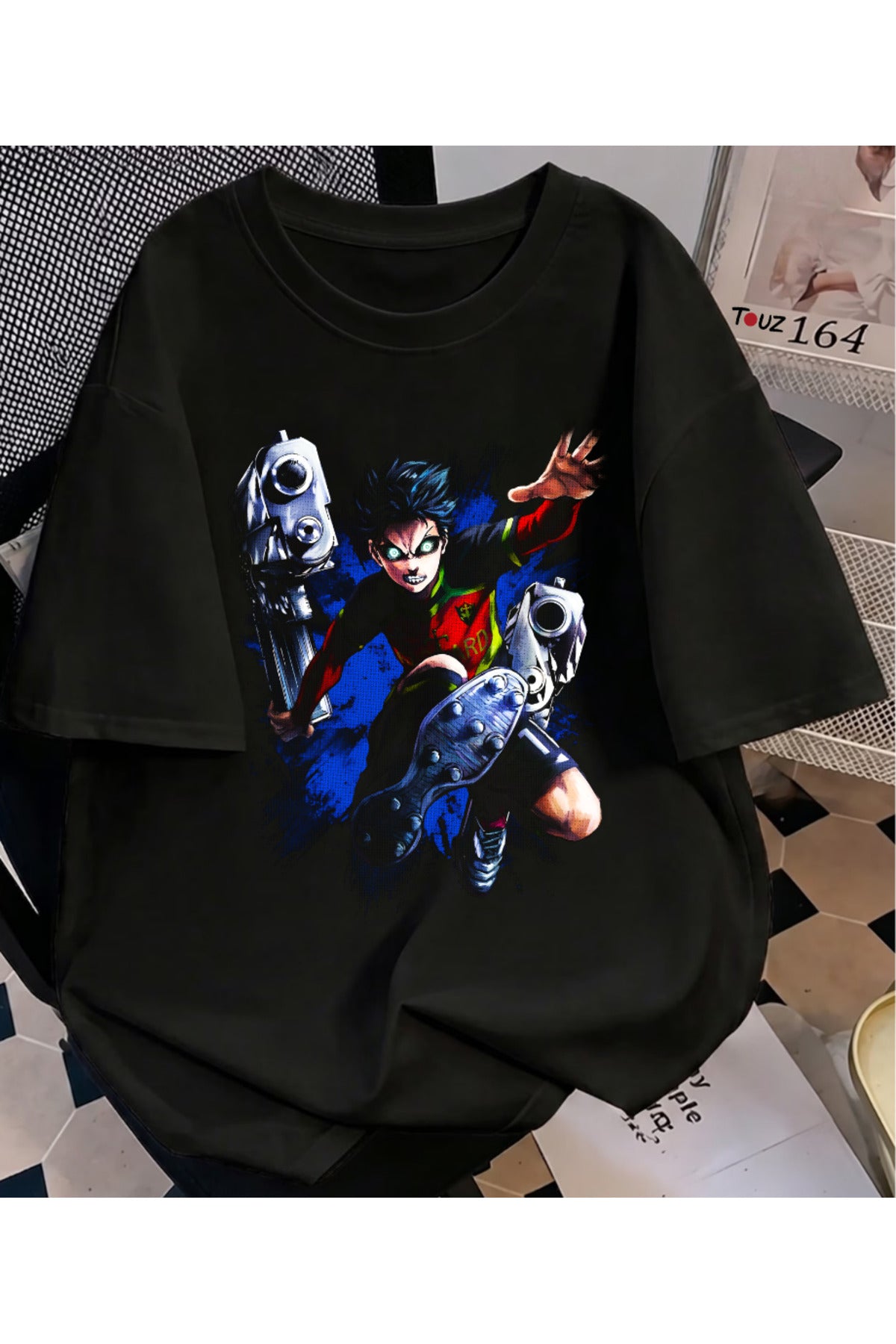 Anime BlueLock Isagi Baskılı Unisex Oversize T-Shirt