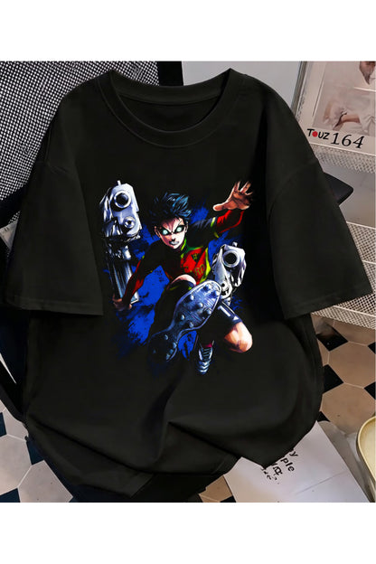 Anime BlueLock Isagi Baskılı Unisex Oversize T-Shirt