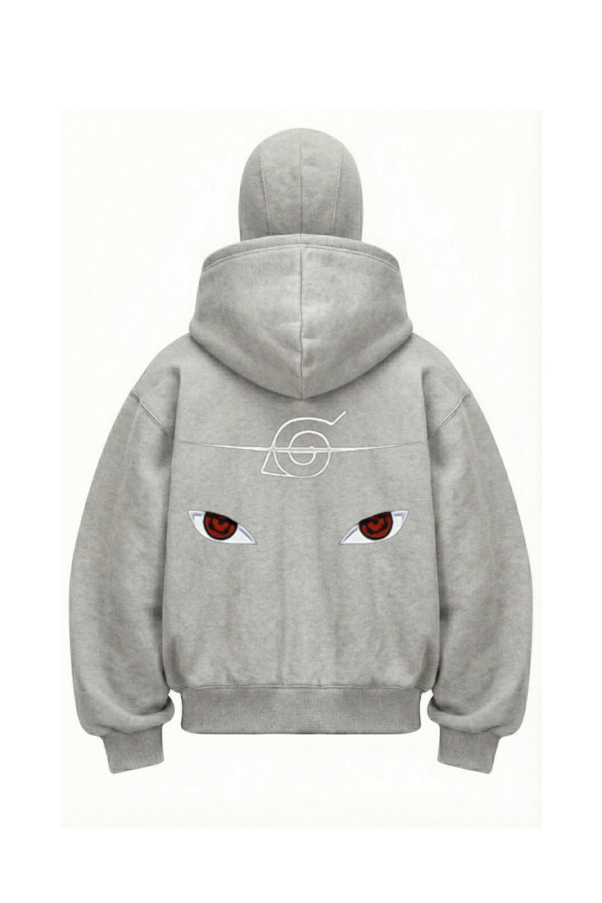 Kar Maskeli Balaclava Anime Naruto Series Baskılı Ninja Hoodie Sweatshirt