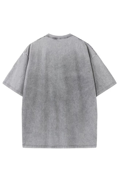 Anime Demon Slayer Zenitsu Baskılı Unisex Oversize T-Shirt