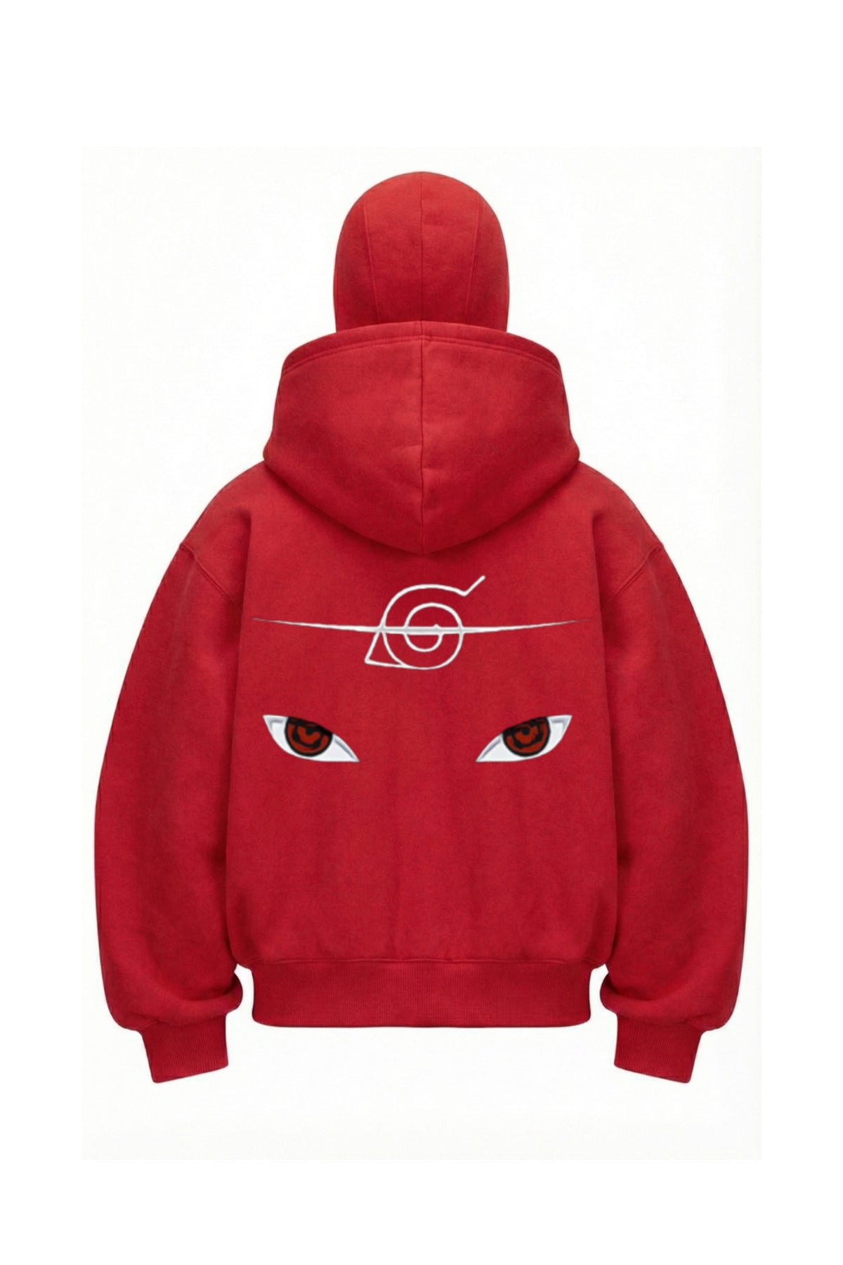 Kar Maskeli Balaclava Anime Naruto Series Baskılı Ninja Hoodie Sweatshirt