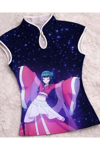 Anime Sakura Card Captor Vintage Kolsuz Crop