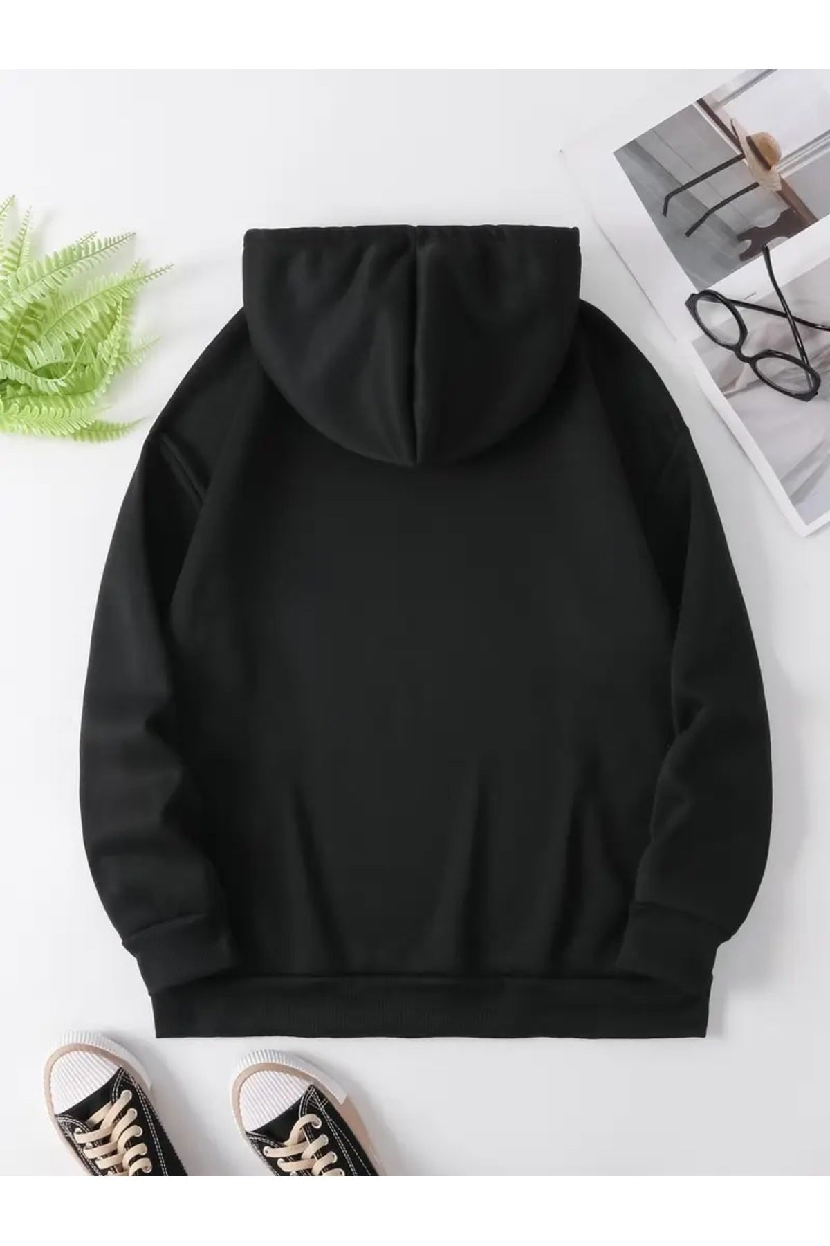Kageyama Tobio Haikyuu Anime Baskılı Kapüşonlu Sweatshirt Hoodie
