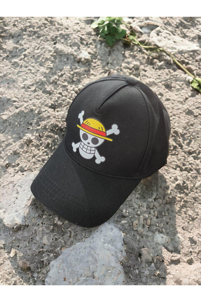 One Piece Siyah Şapka