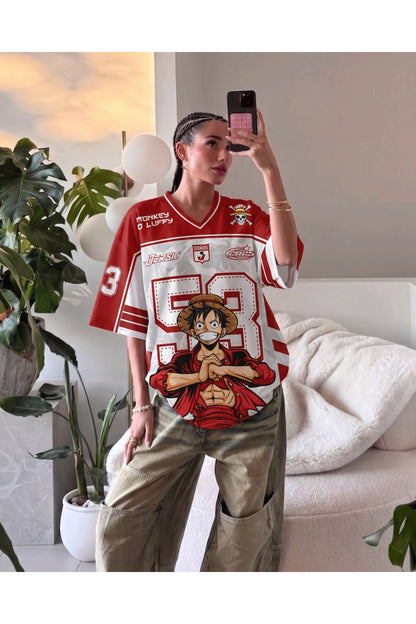 Anime One Piece Jersey T-shirt Forma
