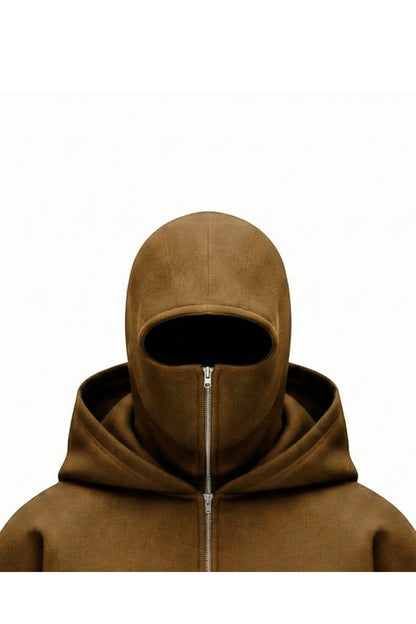 Kar Maskeli Balaclava Anime Naruto Series Baskılı Ninja Hoodie Sweatshirt