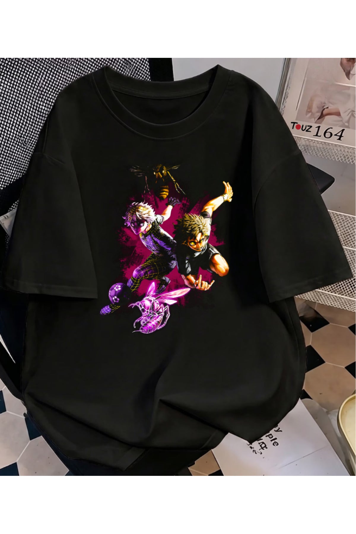 Anime BlueLock Bachira Baskılı Unisex Oversize T-Shirt