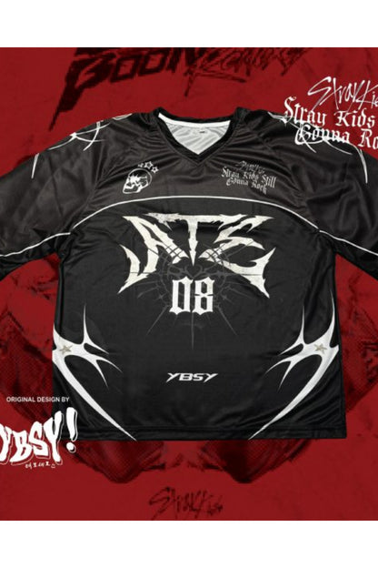 Anime Stray Kids Karma SKZ Jersey T-shirt Forma